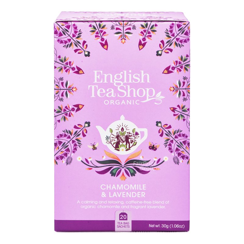 English Tea Shop Organic Tea - Chamomile Lavender (20 per pack)