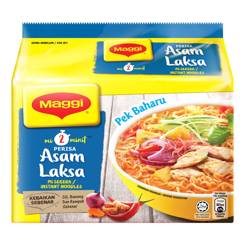 Maggi 2-Minute Instant Noodles - Asam Laksa