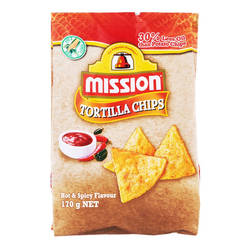 Mission Tortilla Chips - Hot & Spicy
