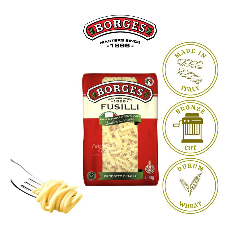 Borges Pasta - Fusilli 500g