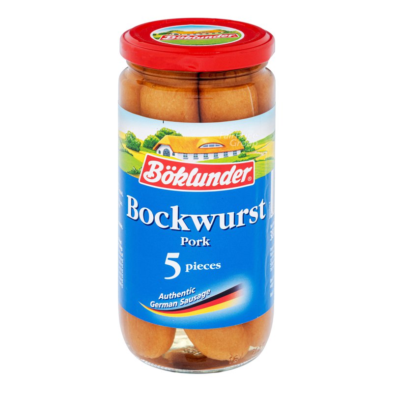 Boklunder German Sausages - Pork (5 per pack)
