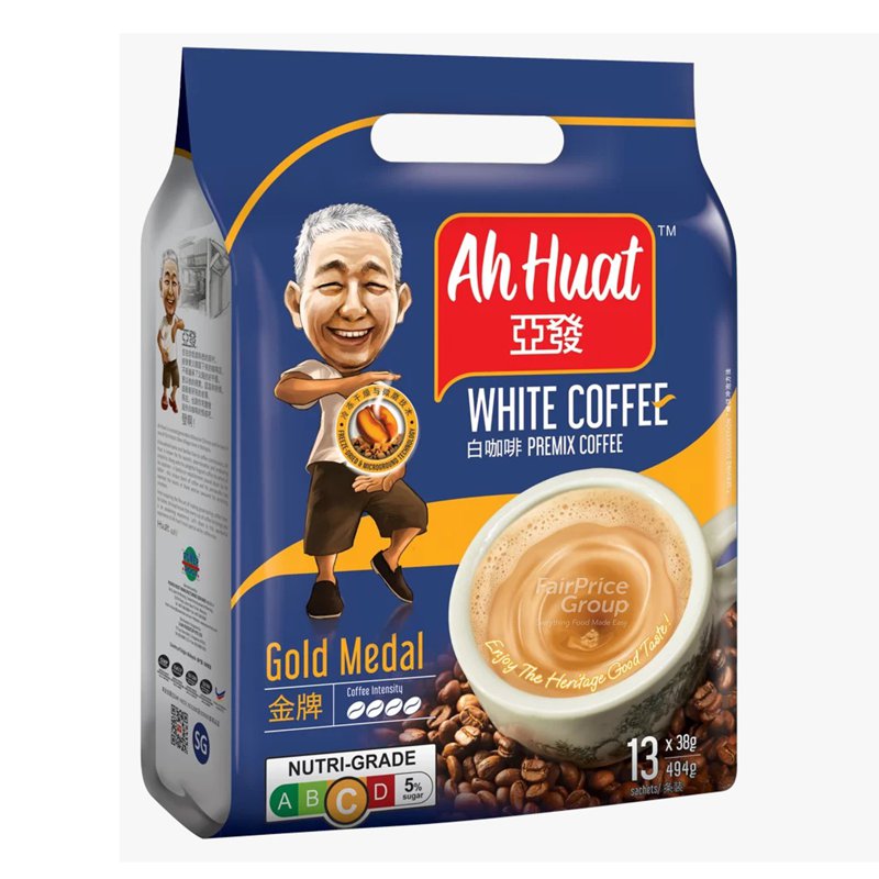 Ah Huat White Coffee - Gold Medal 13 x 38g