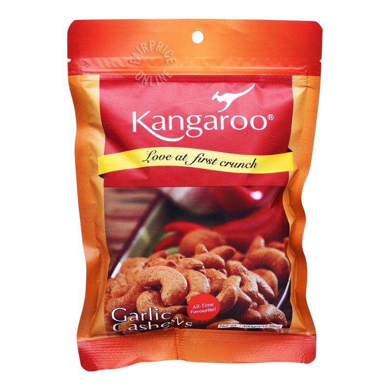 Kangaroo Cashew Nuts - Garlic