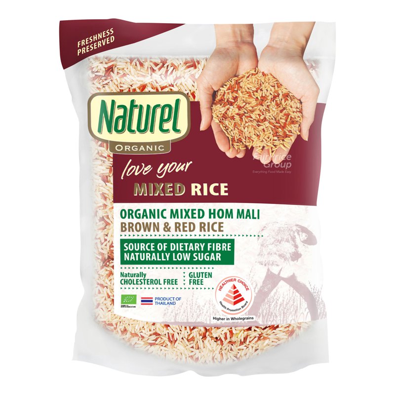 Naturel Organic Rice - Mixed Brown and Red