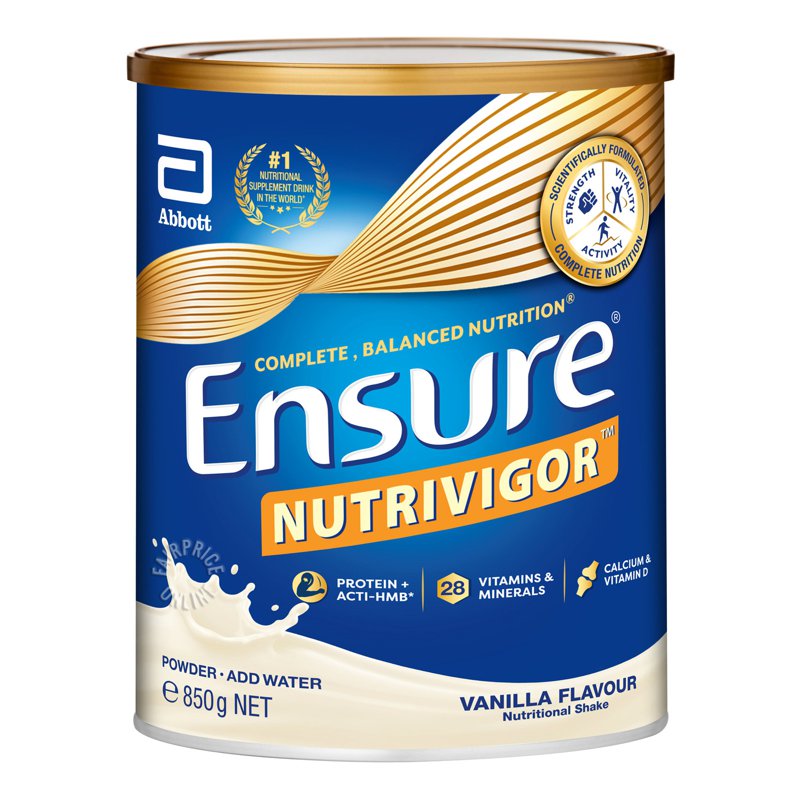 Abbott Ensure NutriVigor Adult Milk Formula - Vanilla 850g