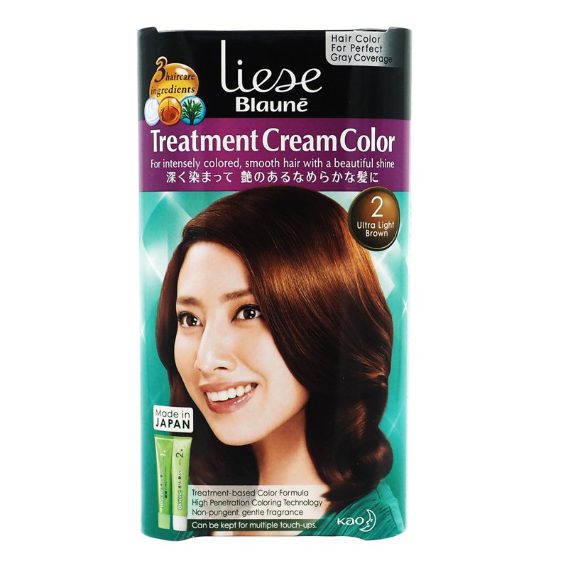 Liese Blaune Treatment Cream Colour - 2 Ultra Light Brown 1 per pack