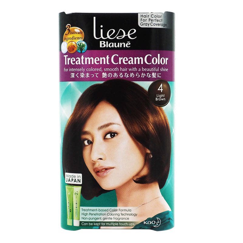 Liese Blaune Treatment Cream Colour - 4 Light Brown 1 per pack