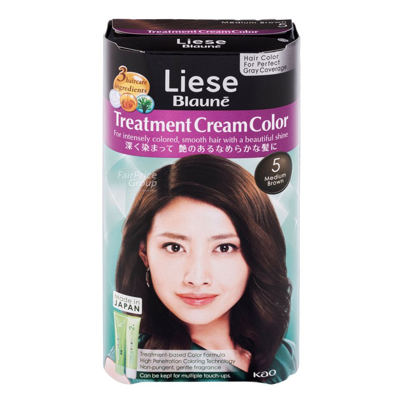 Liese Blaune Treatment Cream Colour - 5 Medium Brown 1 per pack