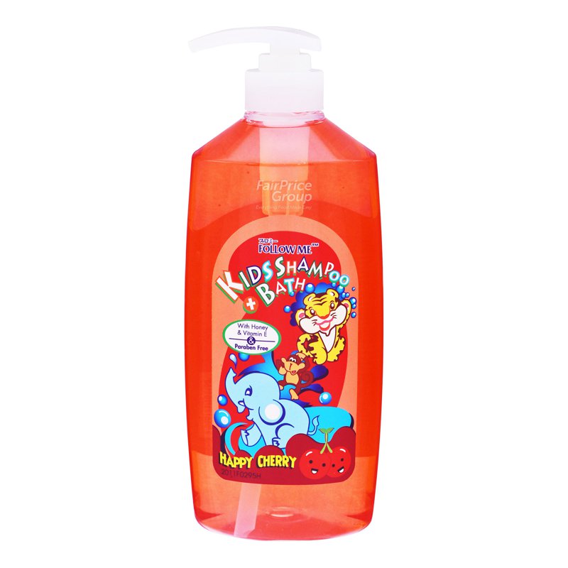 Follow Me Kids Shampoo & Bath Wash - Happy Cherry