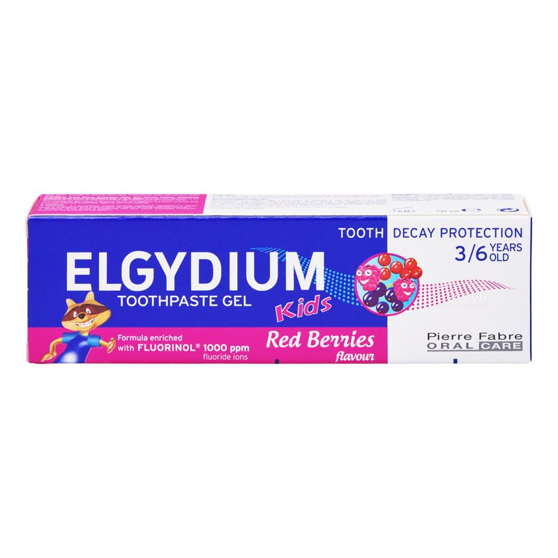 Elgydium Kids Toothpaste Gel - Tooth Decay Protect (Red Berries)