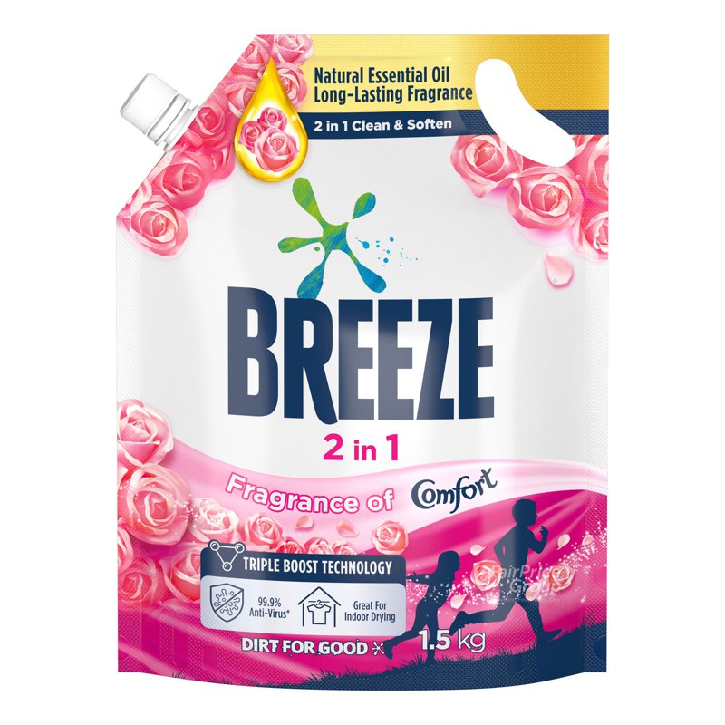 Breeze Liquid Detergent Refill - Comfort (Long Lasting Perfume)