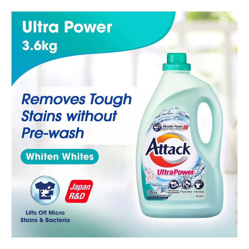 Attack Liquid Detergent - Ultra Power (Aromatic Floral)