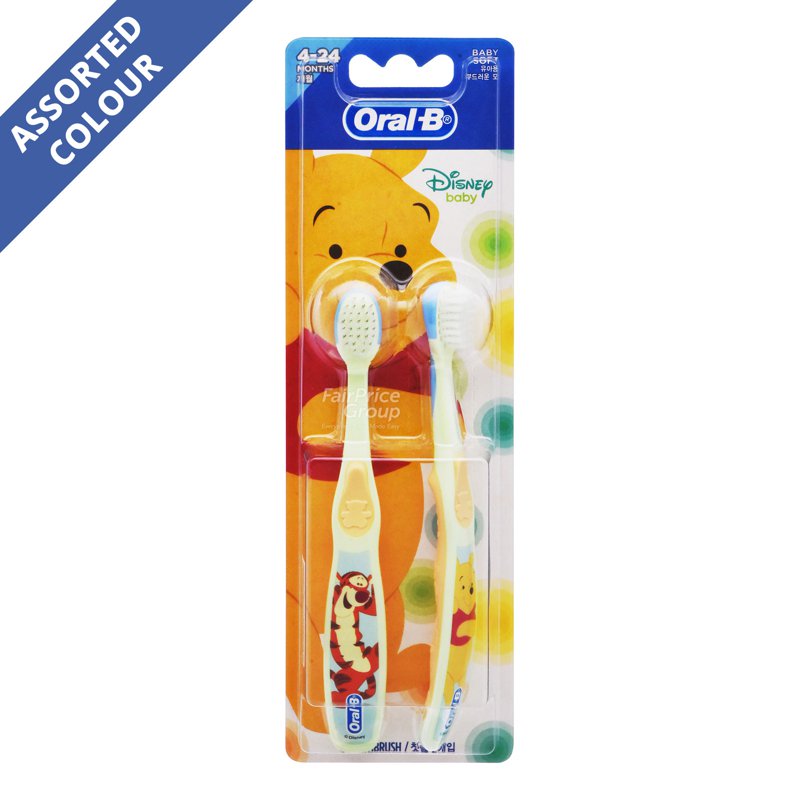 Oral-B Kids Toothbrush - Stages 1 (4 - 24months) 2 per pack