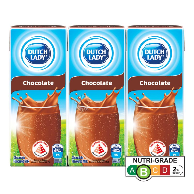 Dutch Lady Pure Farm Uht Flavoured Milk - Chocolate