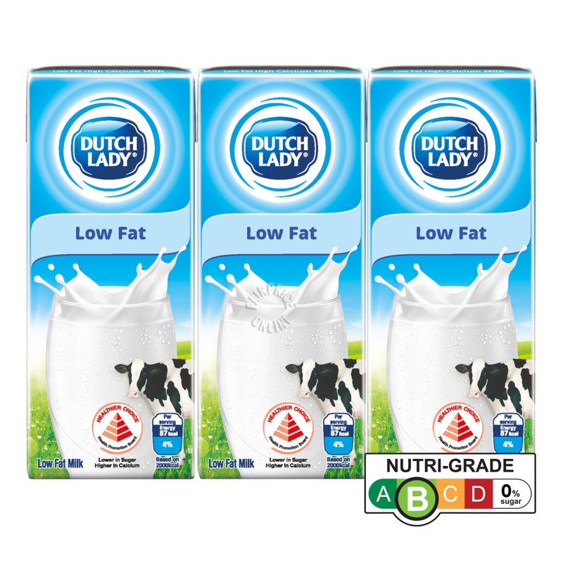 Dutch Lady Pure Farm Uht Low Fat Milk