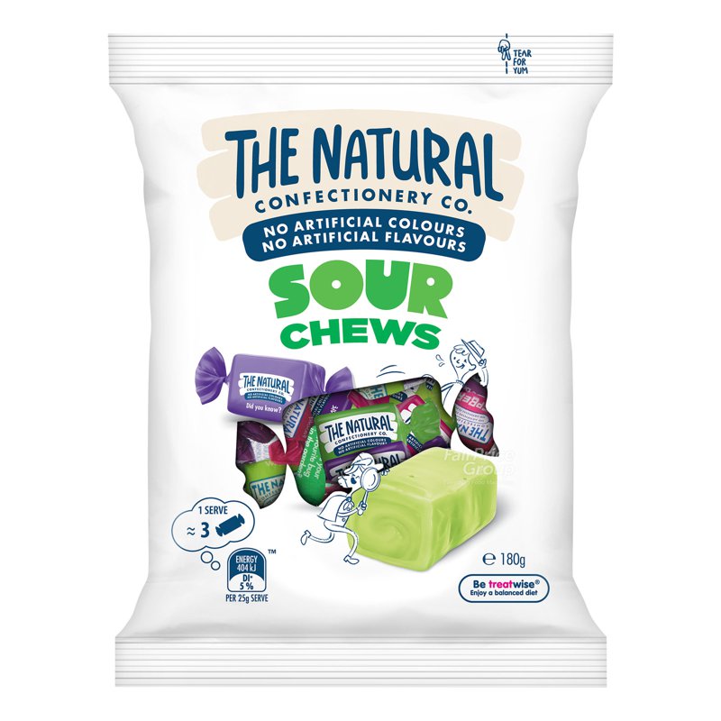 The Natural Confectionery Co. Tncc Chews Candies - Sour
