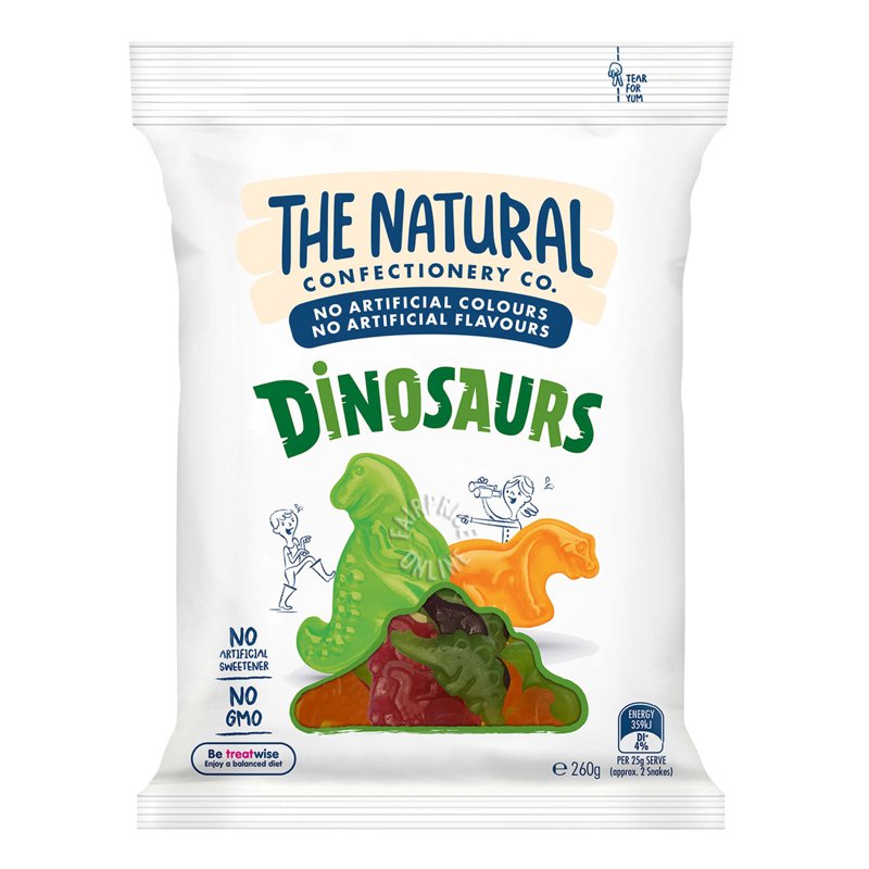 The Natural Confectionery Co. Tncc Fruity Gummies - Dinosaurs