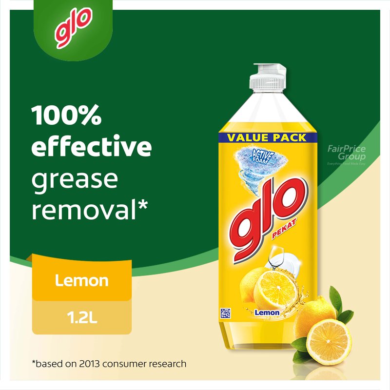 Glo Dishwashing Liquid - Lemon