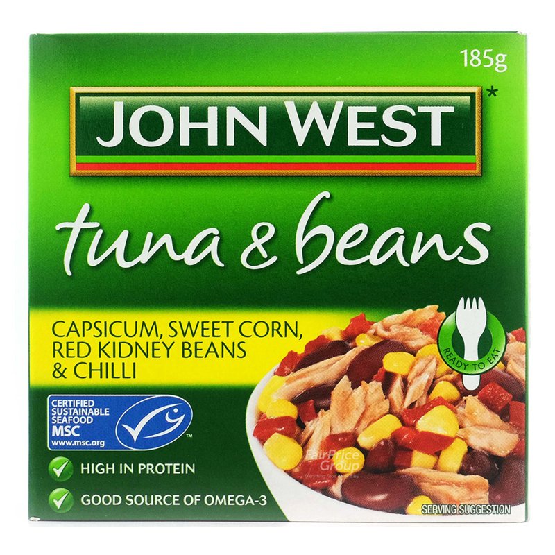John West Tuna & Beans - Capsicum, Sweet Corn, Red Kidney & Chili