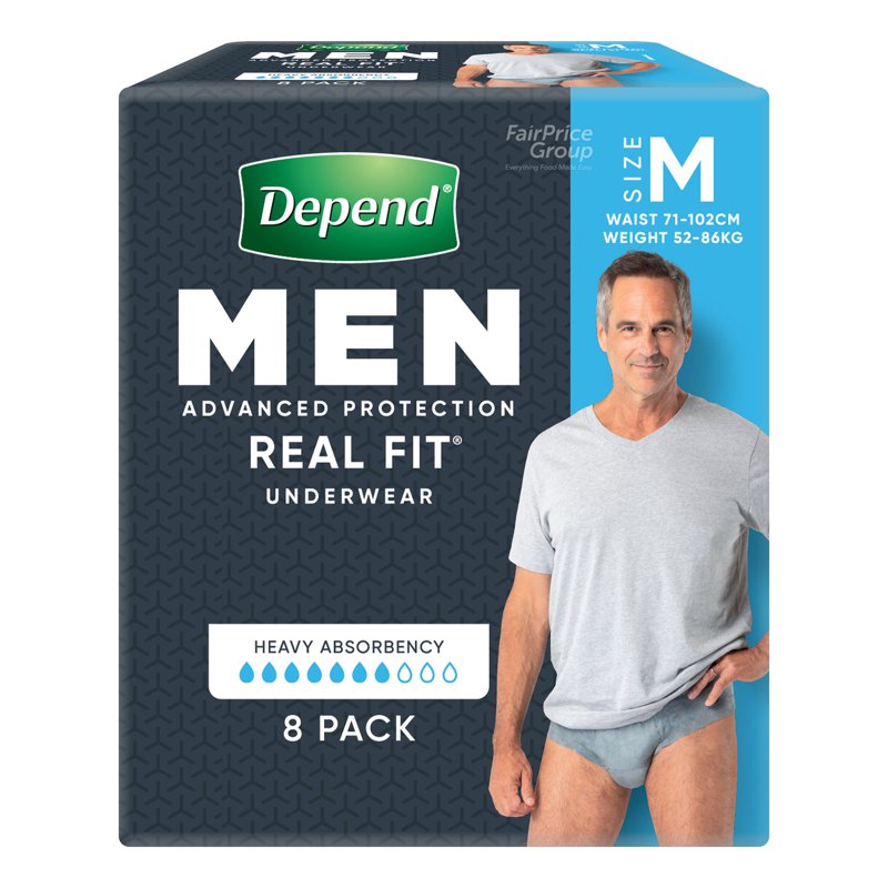 Depend Real-Fit Underwear For Men