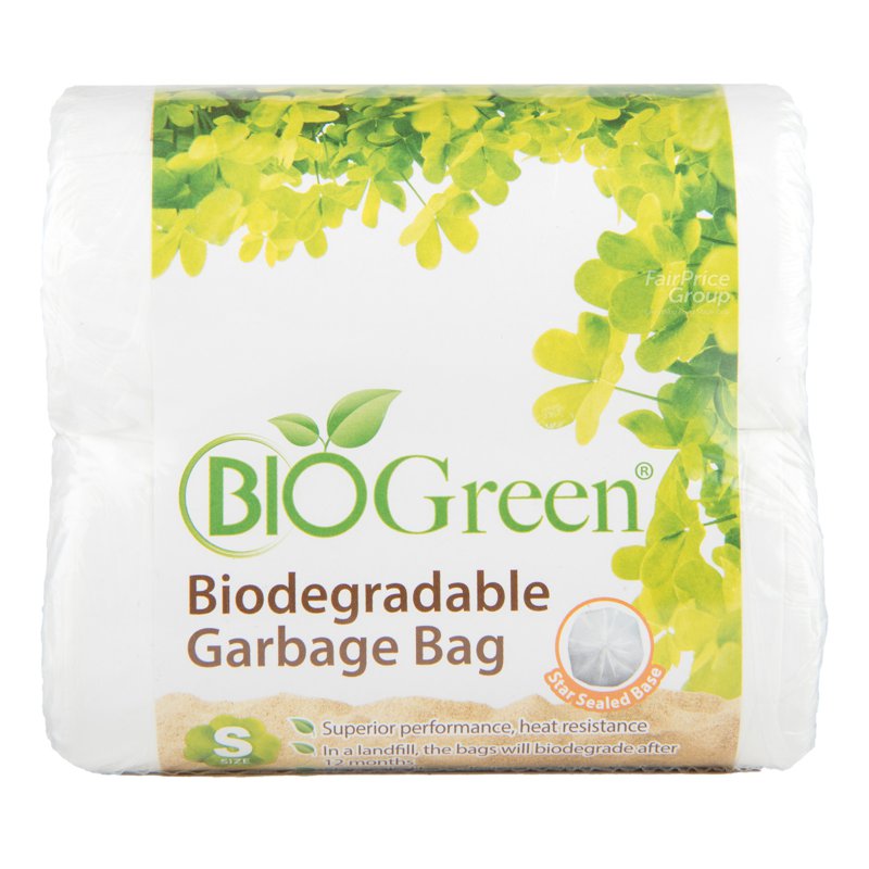 Bio Green Biodegradable Garbage Bag - Small 2 x 50 per pack