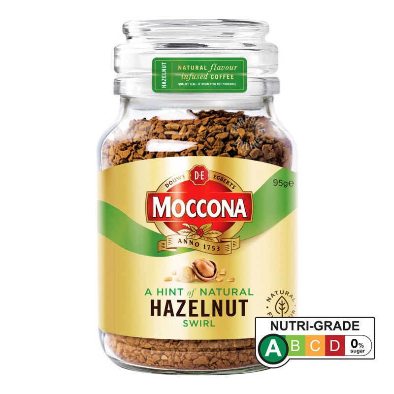 Moccona Flavour Infused Coffee - A Hint of Hazelnut