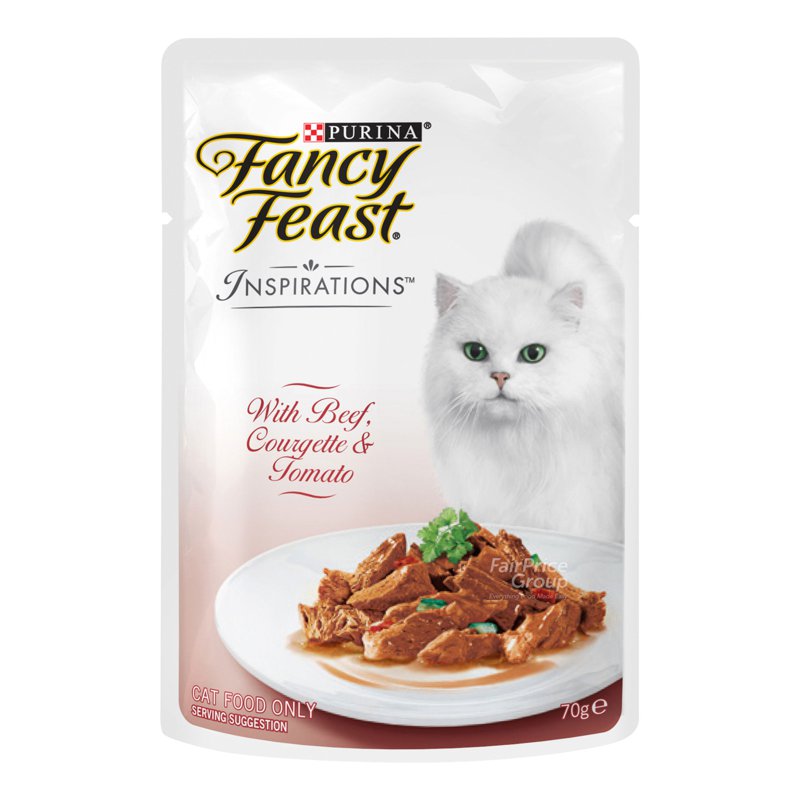 Fancy Feast Inspirations Cat Food - Beef, Courgette and Tomato