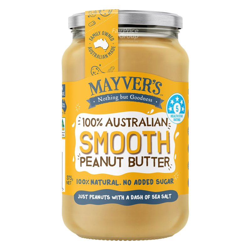 Mayvers Mayver's All Natural Spread - Peanut Butter (Smooth)