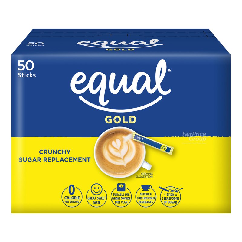 Equal Sweetener Sachets - Gold (Crunchy Granular)