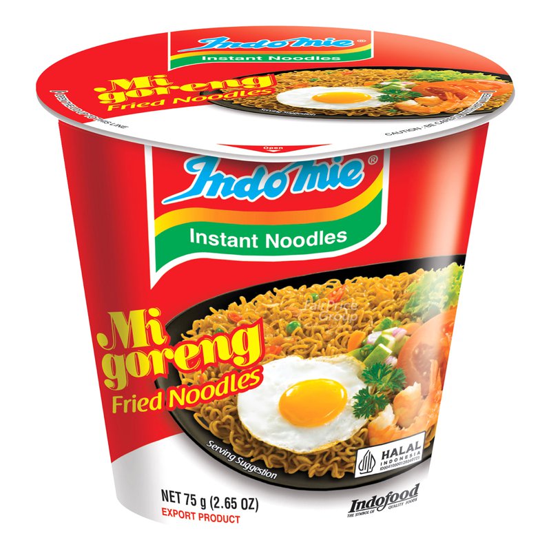 INDOMIE Mi Goreng Instant Cup Noodles - Fried