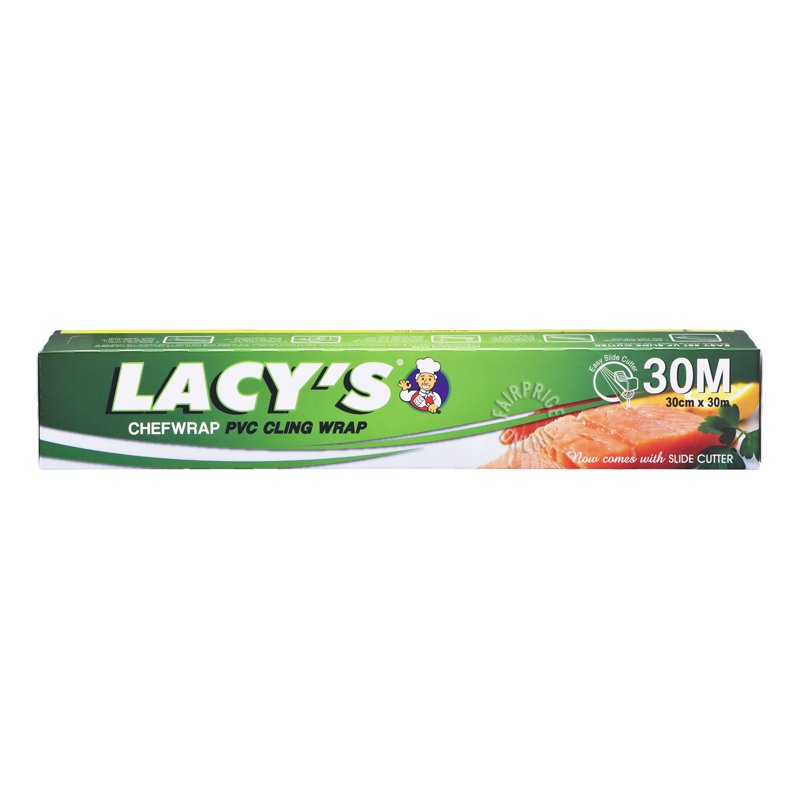 Lacy's Chefwrap PVC Cling Wrap - 30m 1 per pack