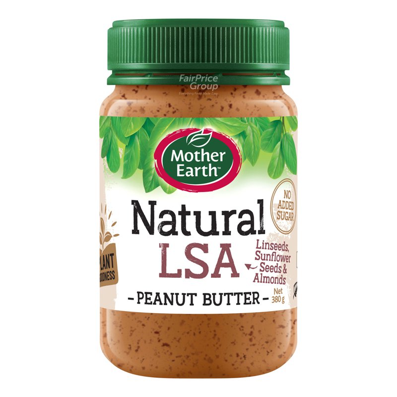 MOTHER EARTH Natural Peanut Butter - Lsa Blend