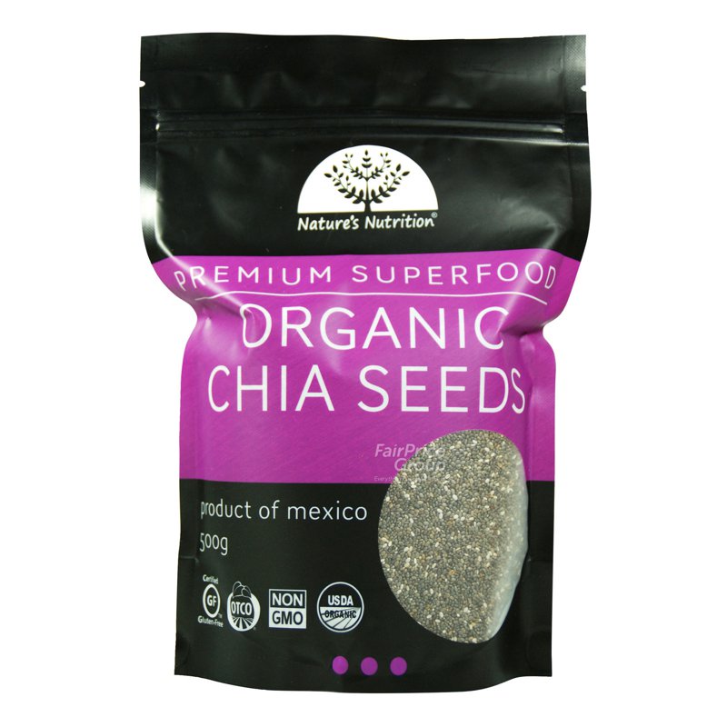 Nature's Nutrition Organic Chia Seed 500g