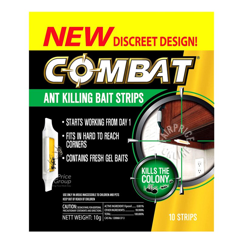 Combat Insect Bait Strips - Ant Killer (10 per pack)