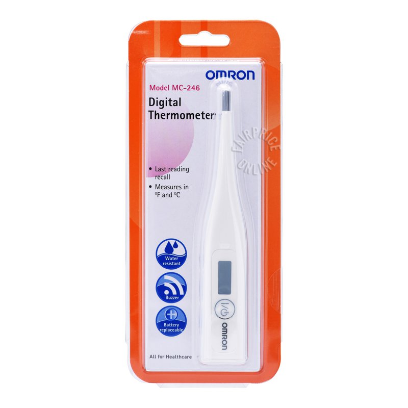 OMRON MC-246 Digital Thermometer 1 per pack