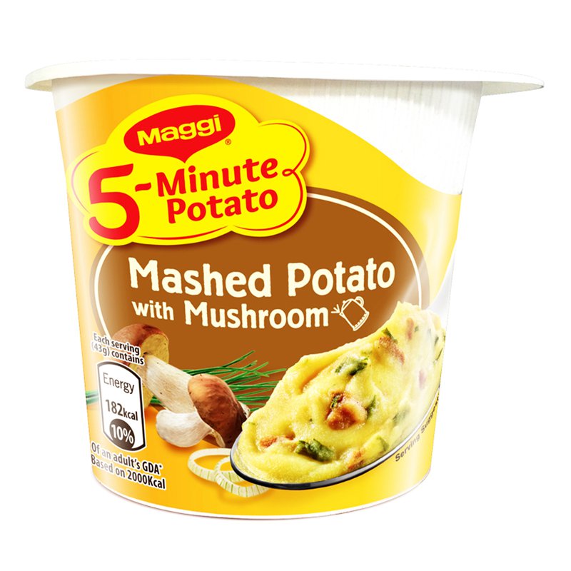 Maggi 5-Minute Instant Mashed Potato - Mushroom