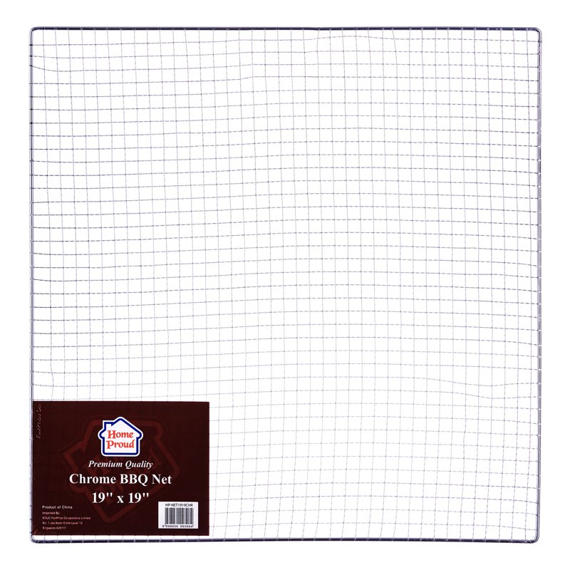 HomeProud Chrome BBQ Net - Square 1 per pack
