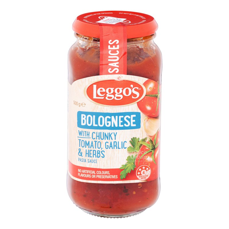 Leggo’s Pasta Sauce - Bolognese (Chunky Tomato, Garlic & Herbs)