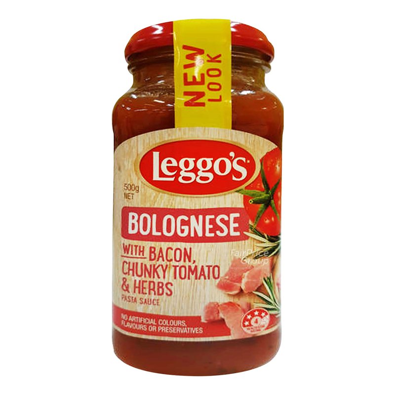 Leggo’s Pasta Sauce - Bolognese (Bacon- Chunky Tomato & Herbs)