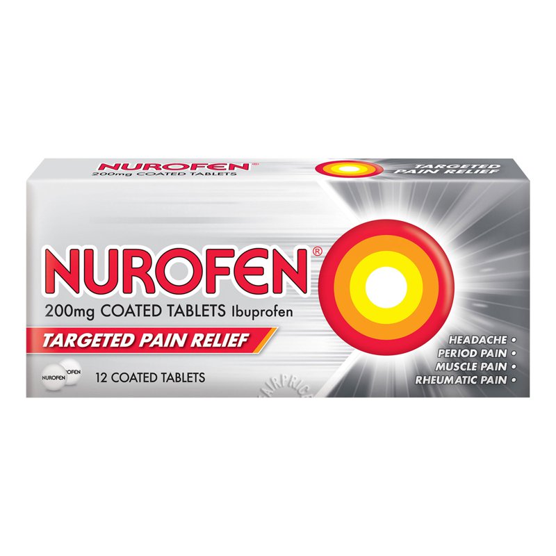 Nurofen Coated Tablets 12 per pack