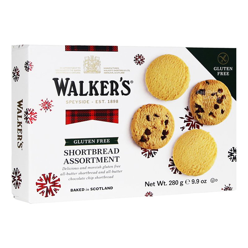 WALKERS Shortbread Cookies - Christmas (Gluten Free)