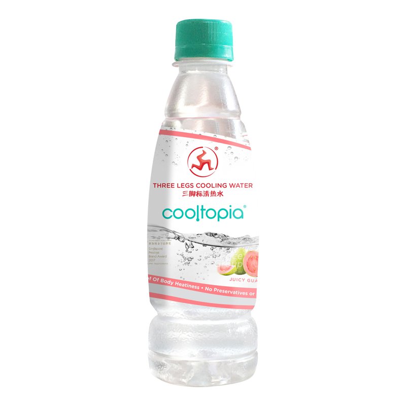 Three Legs Cooling Bottle Water - Guava