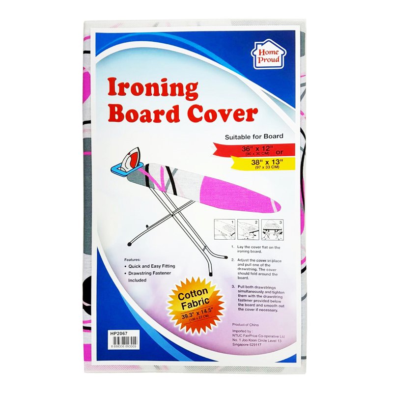 HomeProud Ironing Board Fabric Cover - Cotton 1 per pack