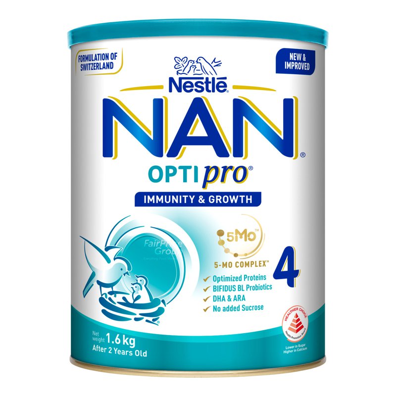 Nestle Nan Optipro Toddler Growing Up Milk (Now with 5-MO Complex) - Stage 4