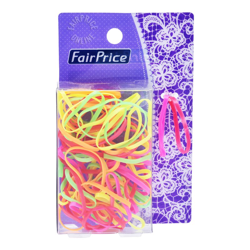 FairPrice Elastic Hair Tie - Rainbow 1 per pack