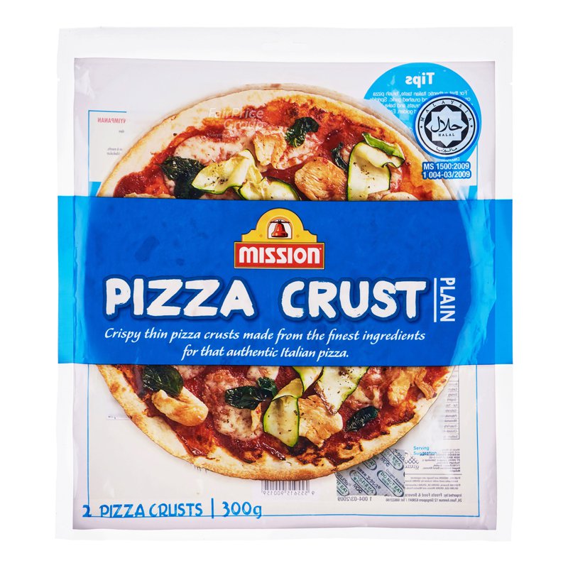 Mission Pizza Crust - Plain 300g (2 per pack)