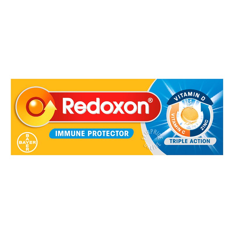 Redoxon Triple Action Effervescent Tablets - Orange 10 per pack