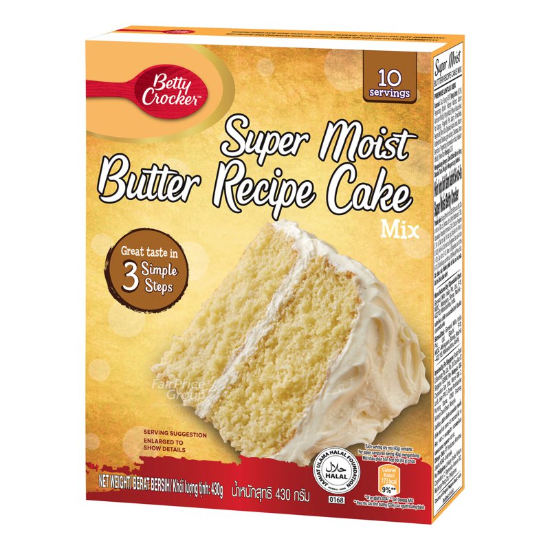 Betty Crockers Betty Crocker Super Moist Cake Mix - Butter