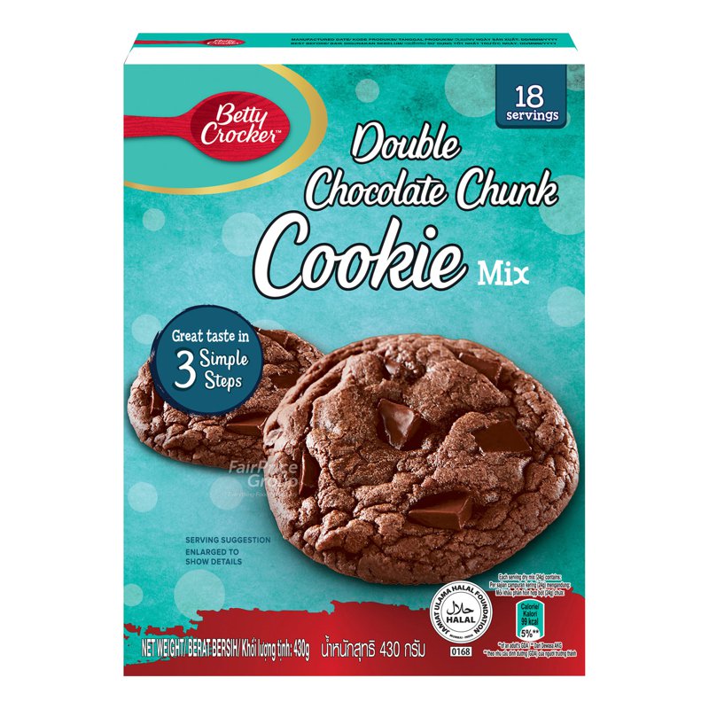 Betty Crockers Betty Crocker Cookie Mix - Double Chocolate