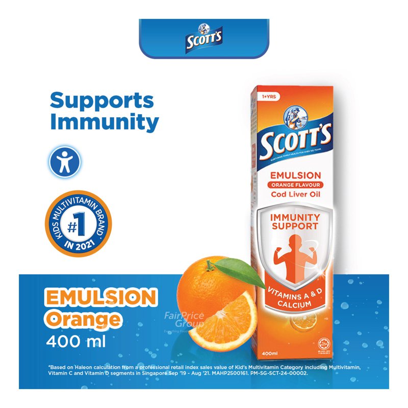 Scott's Emulsion Cod Liver Oil - Orange